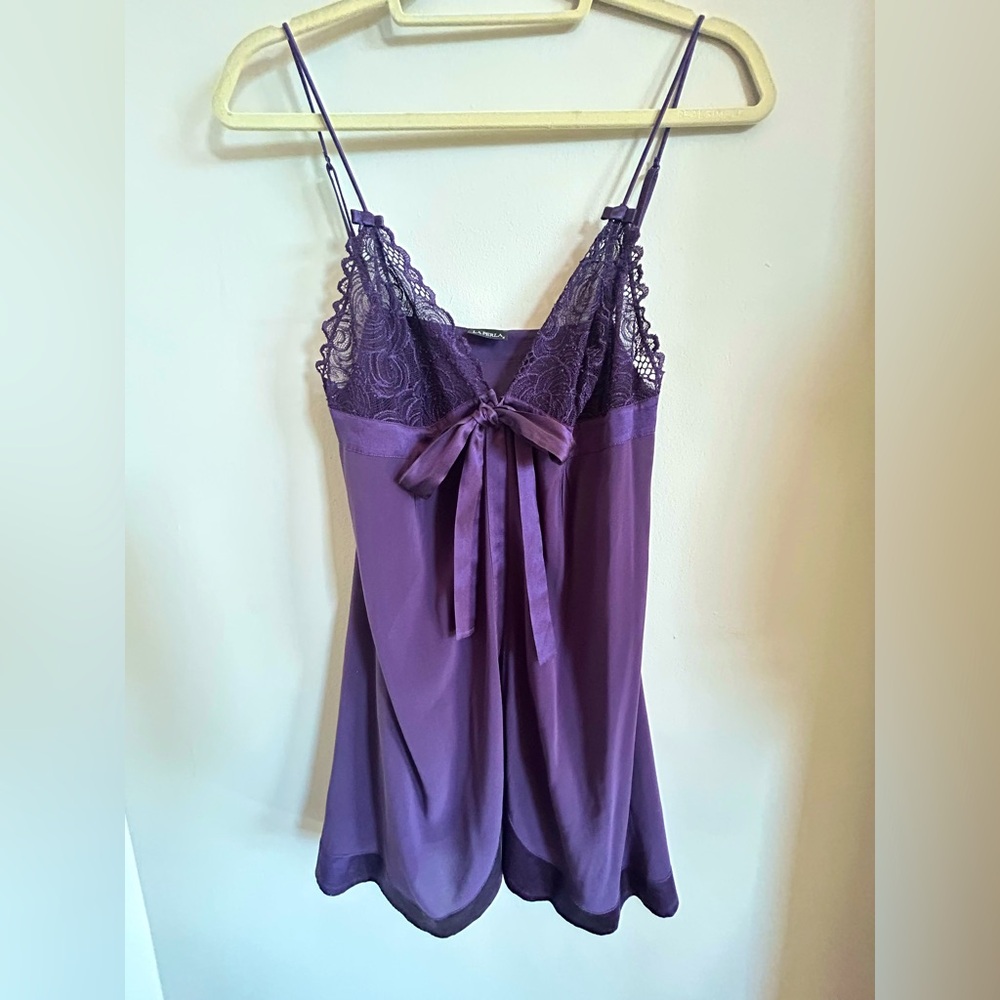 La Perla, Eggplant Purple Babydoll Lingerie